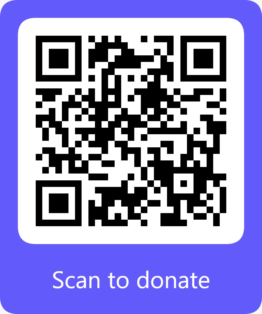 Scan to Donate QR Code